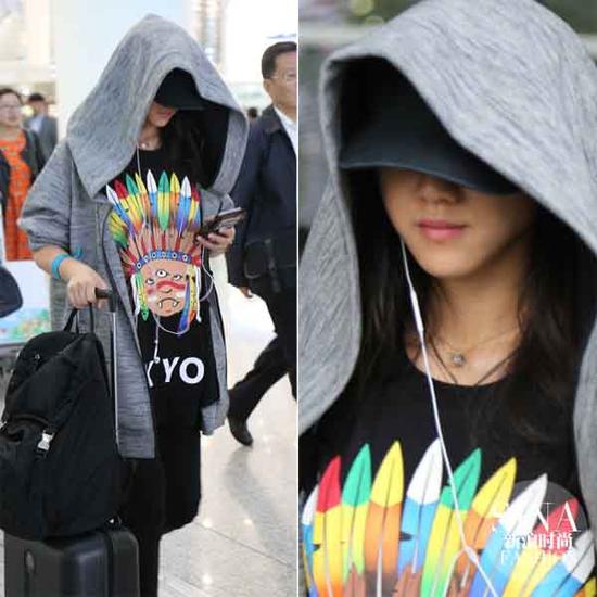 變身嘻哈辣媽的湯唯，感覺(jué)隨時(shí)能給大家來(lái)段饒舌