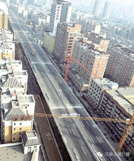 紫荊山路以東的隴海路高架 紫荊山路以東的隴海路高架