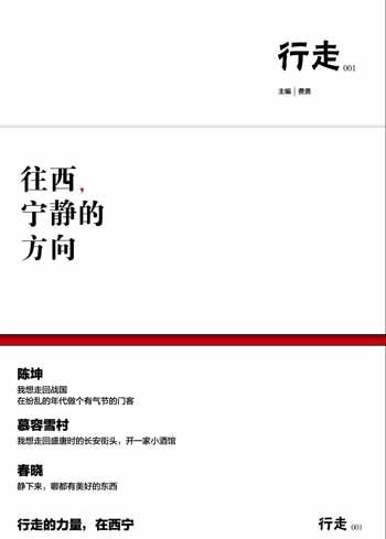 陳坤首次擔(dān)當(dāng)出品人的《往西，寧?kù)o的方向》