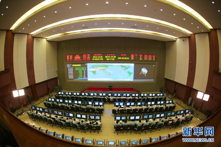 這是12月2日拍攝的北京航天飛行控制中心。新華社發(fā)（楊志遠(yuǎn) 攝）