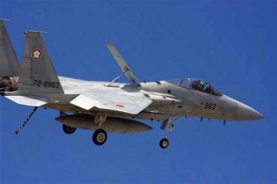 資料圖：日本自衛(wèi)隊(duì)F-15戰(zhàn)斗機(jī)。