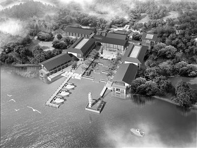 精品酒店及碼頭京字造型效果圖 精品酒店及碼頭京字造型效果圖