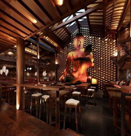 佛像“助陣”酒吧，爭議炸開鍋