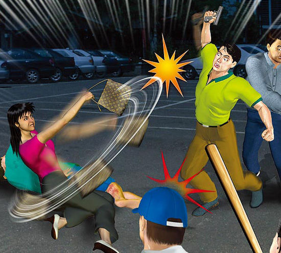 一名臺灣女子甘愿用肉身為男友擋子彈。（示意圖，來自臺媒）