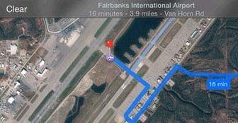 蘋果公司地圖應用軟件的一個錯誤引導汽車駛上飛機跑道