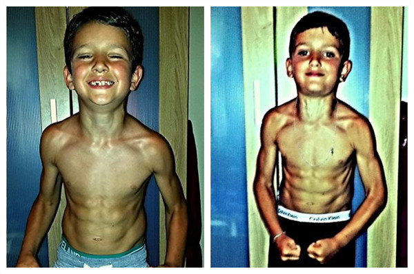 年僅8歲的布蘭登·布萊克因其完美的身型，被贊為迷你版的阿諾德·施瓦辛格。