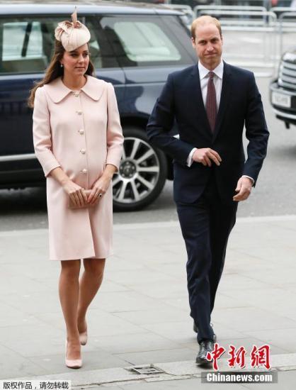 當(dāng)?shù)貢r間2015年3月9日，英國倫敦，威斯敏斯特大教堂，英國皇室參加英聯(lián)邦紀(jì)念儀式。