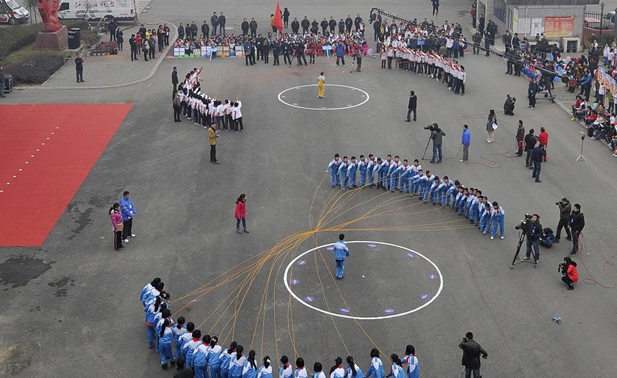 網(wǎng)繩吉尼斯紀(jì)錄在四川什邡被打破 網(wǎng)繩吉尼斯紀(jì)錄在四川什邡被打破