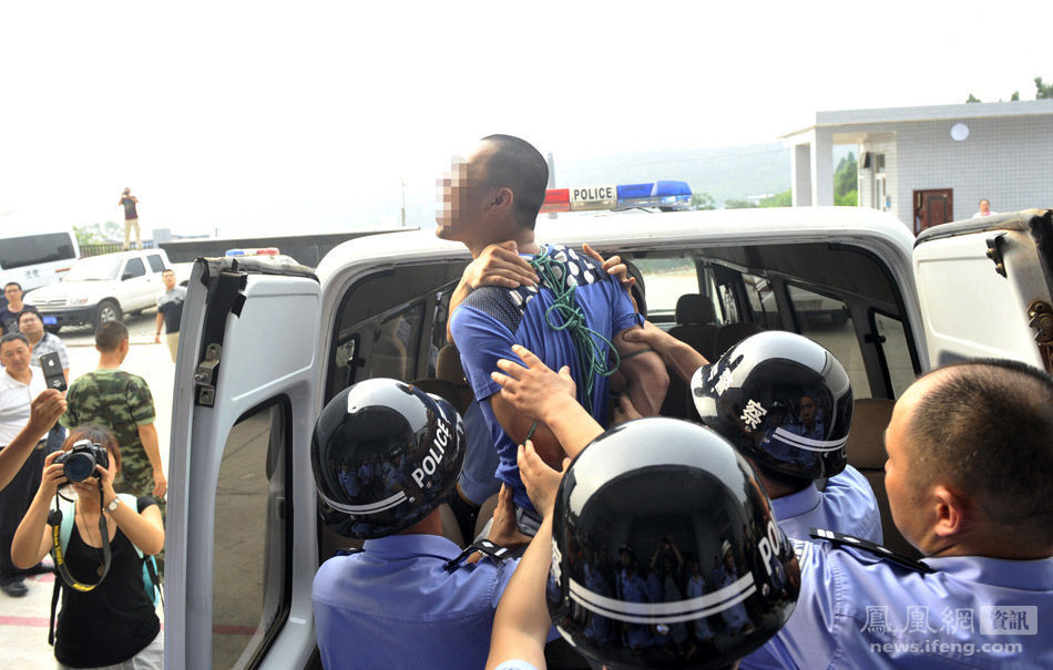 被槍決前的27歲毒販 被槍決前的27歲毒販