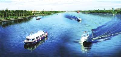 通州大運河已成為人們休閑的好去處。