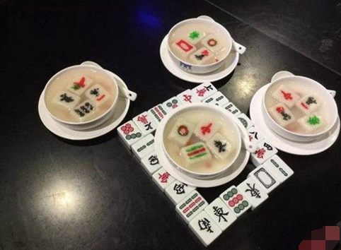 來碗清一色！火鍋店推出創(chuàng)意麻將湯圓