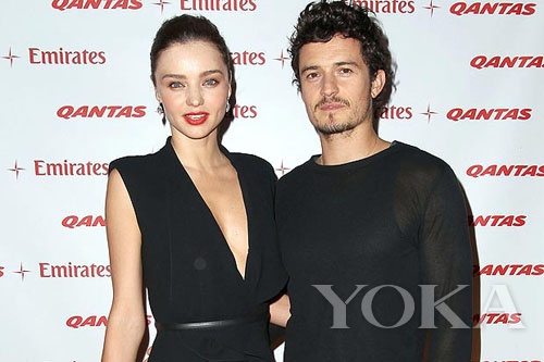 米蘭達·可兒和丈夫奧蘭多·布魯姆 米蘭達·可兒和丈夫奧蘭多·布魯姆