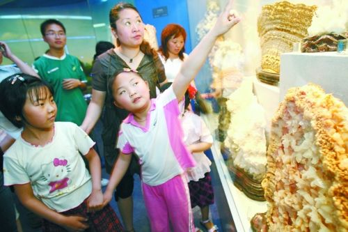 哇，地質(zhì)博物館里好多沒見過的??！