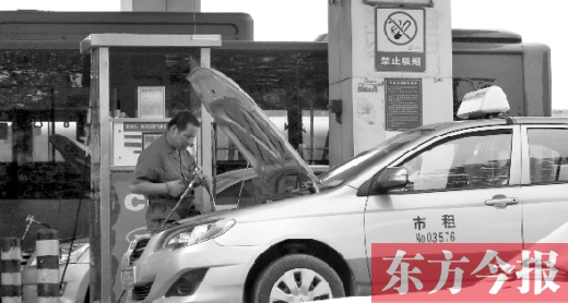 目前鄭州出租車大部分都是用燃氣，燃氣漲價對他們影響不小