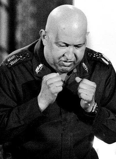 去年選舉期間，查韋斯造勢資料圖。