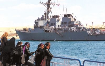 美國海軍“馬漢”號驅(qū)逐艦（資料圖片）。圖/CFP