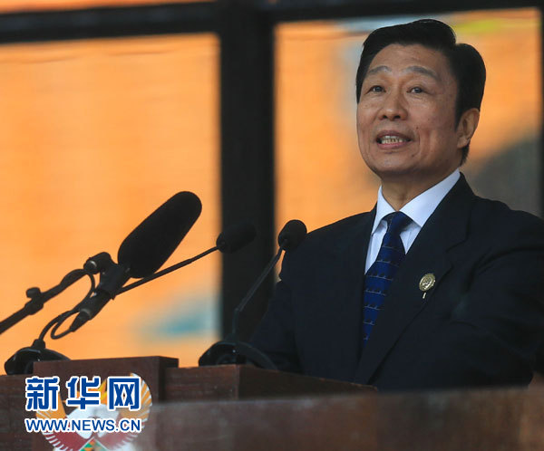 12月10日，國(guó)家副主席李源潮在南非約翰內(nèi)斯堡出席南非政府為前總統(tǒng)曼德拉舉行大型官方追悼活動(dòng)并致辭。