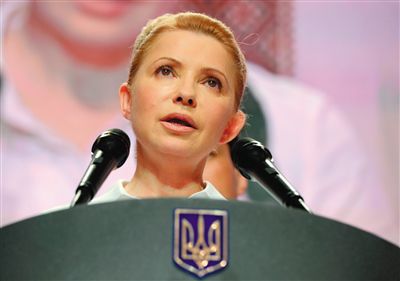 25日，在大選中得票率大幅落后的季莫申科舉行新聞發(fā)布會。