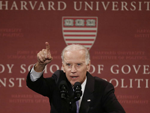 美國(guó)副總統(tǒng)拜登。資料圖