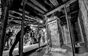 埃及首次向公眾開放的古埃及法老圖坦卡蒙乳母之墓內(nèi)景。