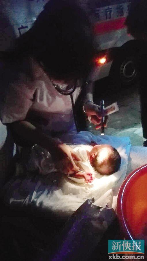 出生僅5天的男嬰被遺棄。 (受訪者供圖)