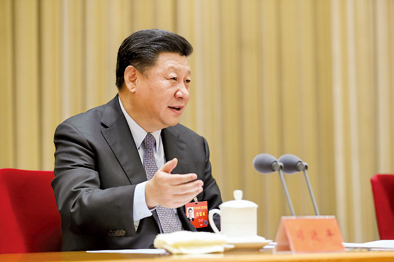 2017年12月28日至29日，中央農(nóng)村工作會(huì)議在北京舉行。習(xí)近平在會(huì)上發(fā)表重要講話。新華社記者 丁林 攝