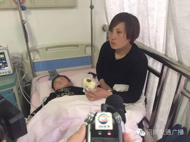 小浩天的母親通過河南交通廣播向所有幫助他們的人表達了感謝！