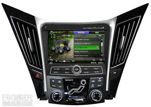 e路航索納塔車載導(dǎo)航時(shí)尚音樂(lè)播放界面 e路航索納塔車載導(dǎo)航時(shí)尚音樂(lè)播放界面