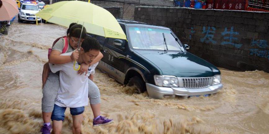 重慶巫溪遭暴雨洪水襲擊 重慶巫溪遭暴雨洪水襲擊