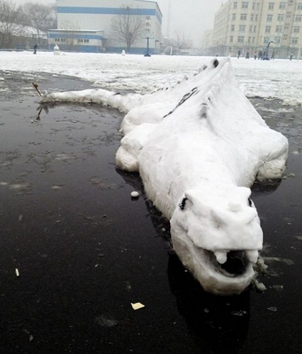 創(chuàng)意十足！日系列卡通雪人走紅