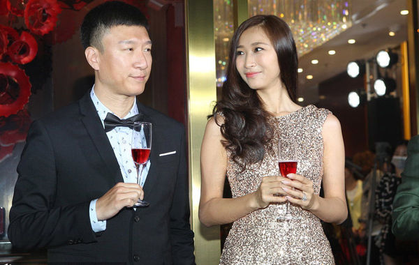 圖為孫紅雷、王駿迪夫婦。