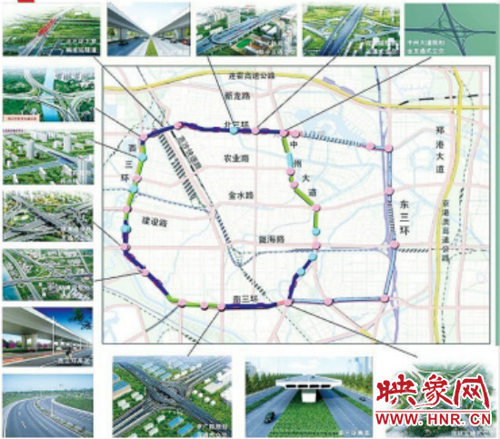 三環(huán)快速化工程方案圖。