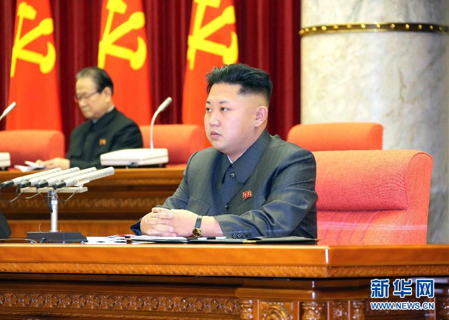 12月8日，在朝鮮平壤，朝鮮勞動(dòng)黨第一書記金正恩出席并指導(dǎo)朝鮮勞動(dòng)黨中央政治局?jǐn)U大會(huì)議。