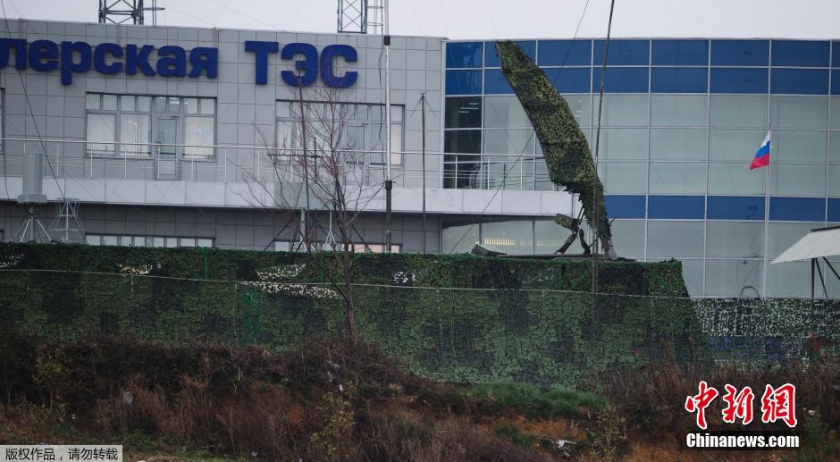 當地時間1月29日，俄羅斯索契，2014年索契冬奧會，俄羅斯軍方在奧林匹克公園周邊部署放空導彈系統。