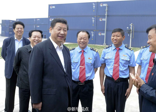 習近平鄭州考察