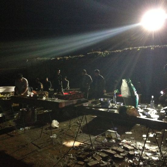 龍頭山鎮(zhèn)災(zāi)民安置點。澎湃新聞 程藝輝 圖