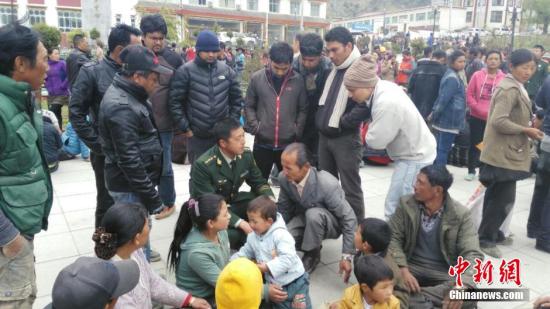 圖為西藏日喀則市吉隆縣吉隆鎮(zhèn)現(xiàn)場。 李國偉 攝