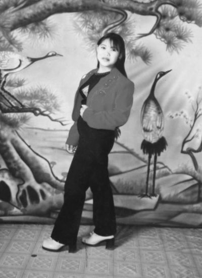 　錢家保存的錢仁鳳年輕時(shí)的照片。