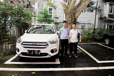 渝北警方送還追回的翼虎SUV。 渝北警方供圖