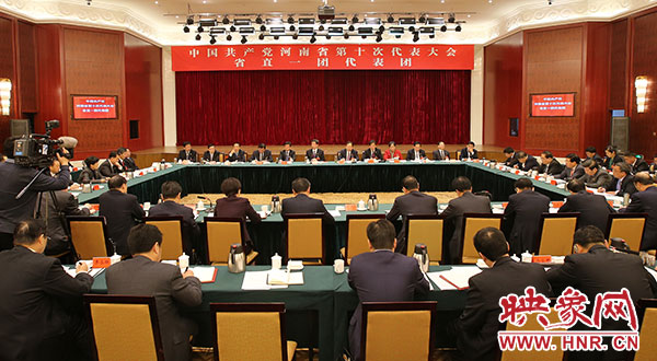 陳潤兒參加省第十次黨代會(huì)省直一團(tuán)代表團(tuán)審議