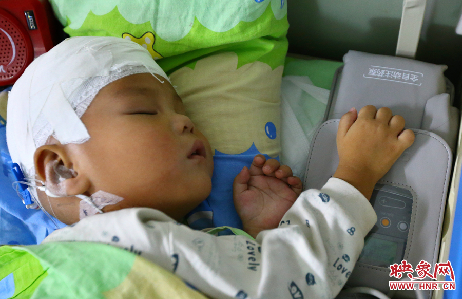 經(jīng)過手術(shù)，小龍病情已經(jīng)逐漸好轉(zhuǎn)，正在甜甜的熟睡