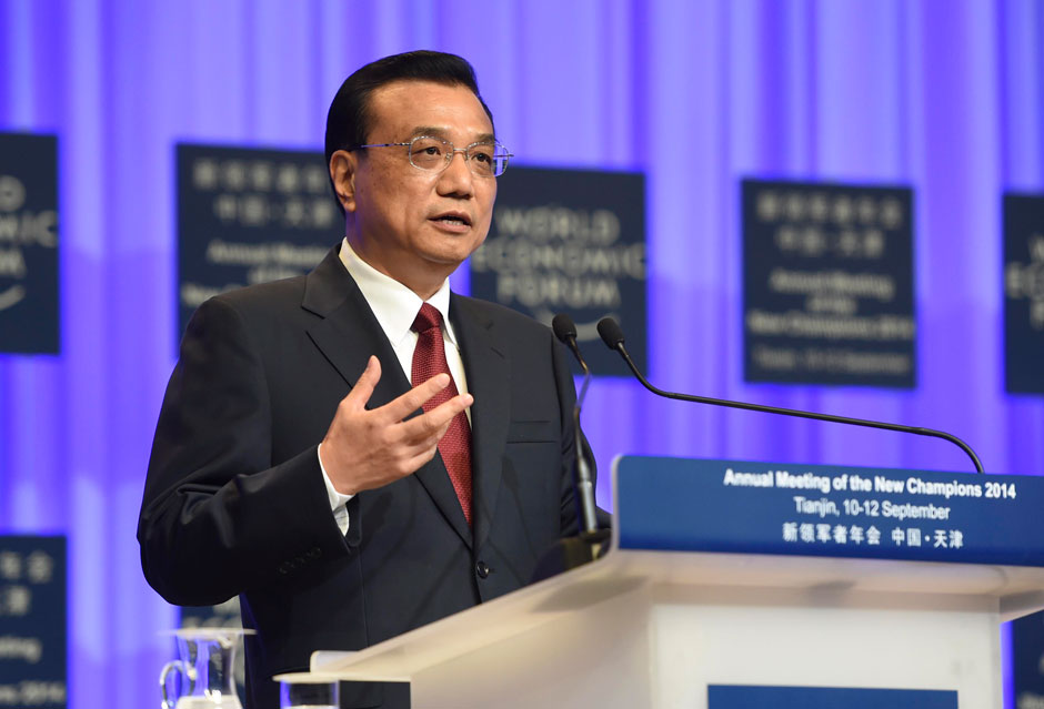 李克強(qiáng)總理出席夏季達(dá)沃斯論壇并發(fā)表開幕式致辭。