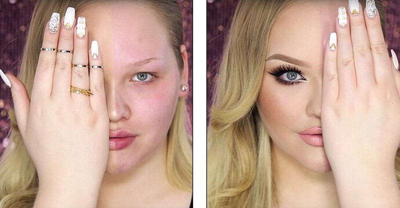 　左邊和右邊真的是一個(gè)人嗎？ （網(wǎng)頁(yè)截圖）