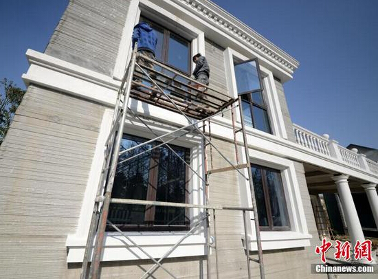 看！這些別墅都是3D打印出來的 僅耗時(shí)1天