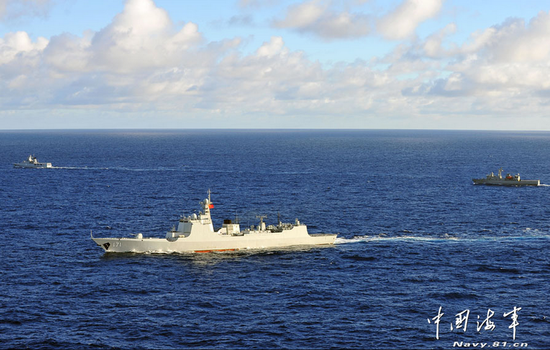 夏威夷“環(huán)太平洋-2014”大航拍 首現(xiàn)中國(guó)軍艦 夏威夷“環(huán)太平洋-2014”大航拍 首現(xiàn)中國(guó)軍艦
