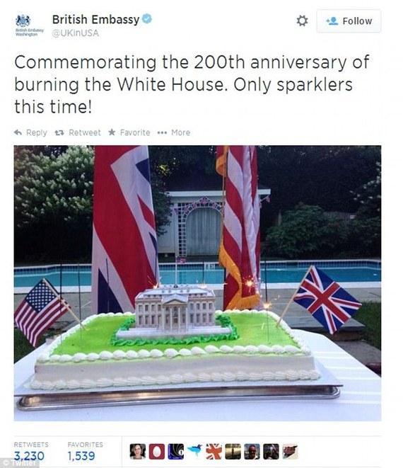 英國外交人員發(fā)推特慶?；馃讓m200周年