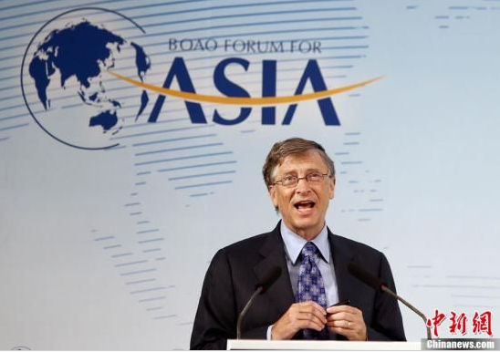 資料圖：美國首富比爾·蓋茨。中新社發(fā) 張浩 攝