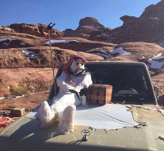 　一位宗教學(xué)者稱堆雪人褻瀆伊斯蘭教，引發(fā)眾多網(wǎng)友不滿。（網(wǎng)頁截圖）