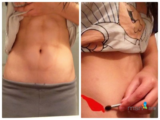 蔡依林 你的馬甲線“脫妝”了！