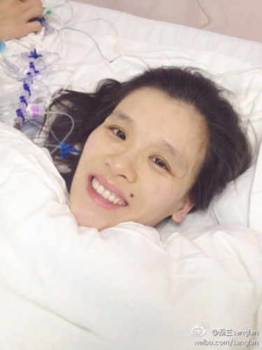 　圖片來源;桑蘭微博。